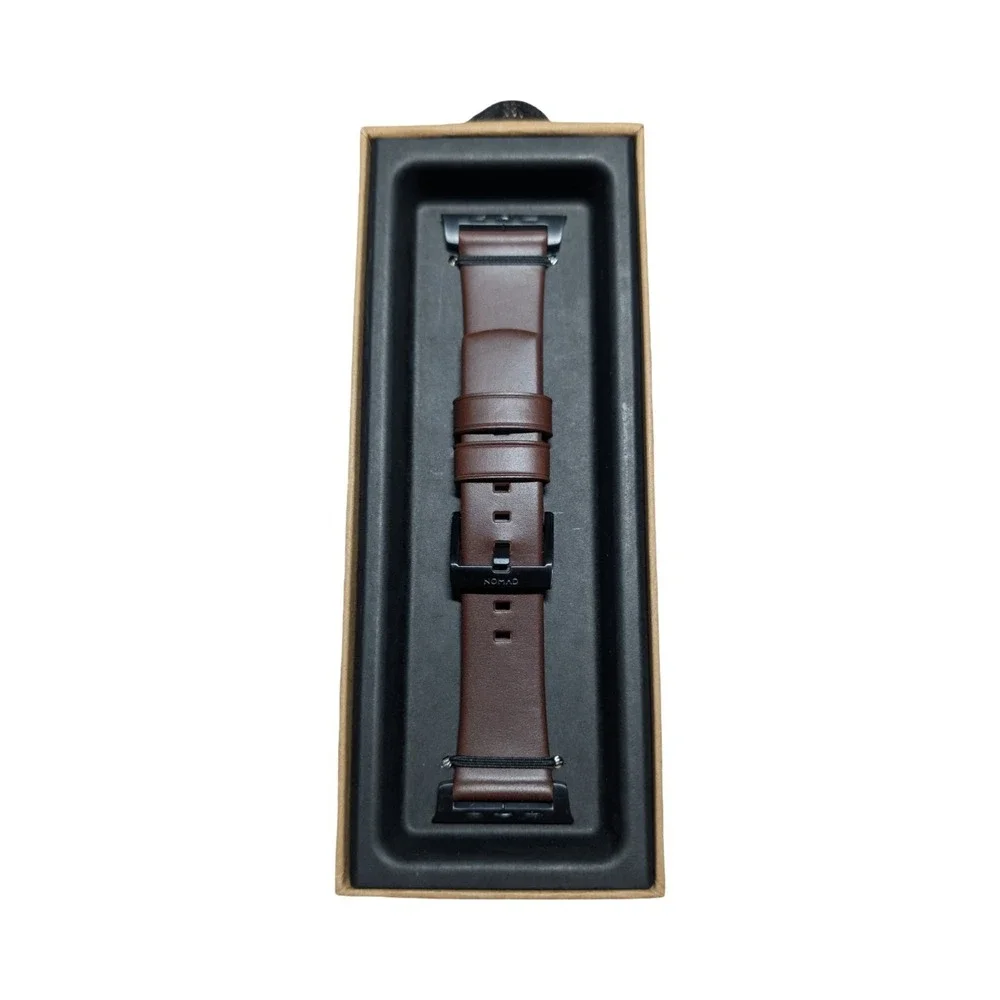29-N Nomad Modern Band Leather Apple Watch 1-9 Series, Ultra 1-2, SE 44/45/49mm